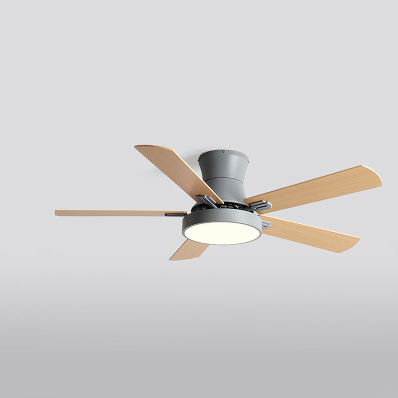 WOMO Flache Deckenventilatorlampe aus Holz-WM5014