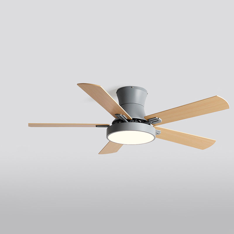 WOMO Flache Deckenventilatorlampe aus Holz-WM5014