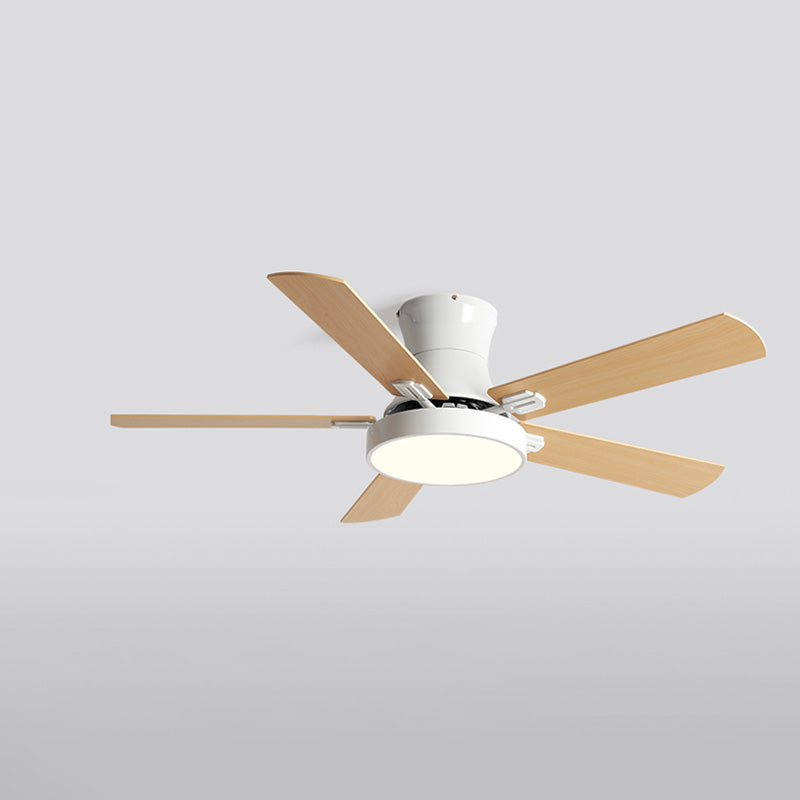 WOMO Flache Deckenventilatorlampe aus Holz-WM5014