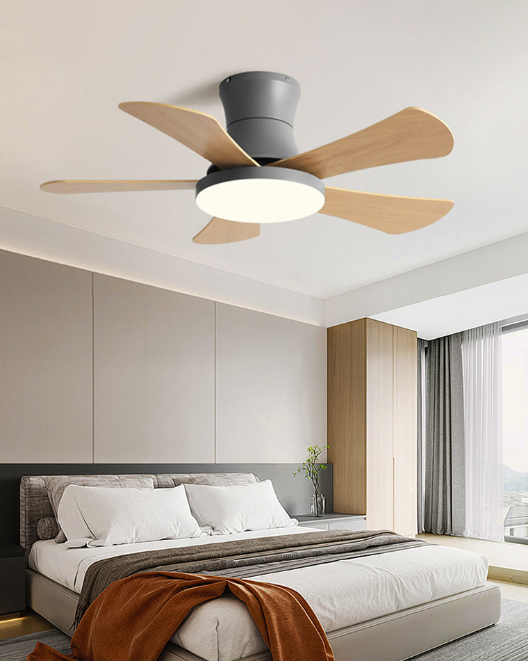 Ventilateur de Plafond Plat avec Lumière WOMO Scandi-WM5086
