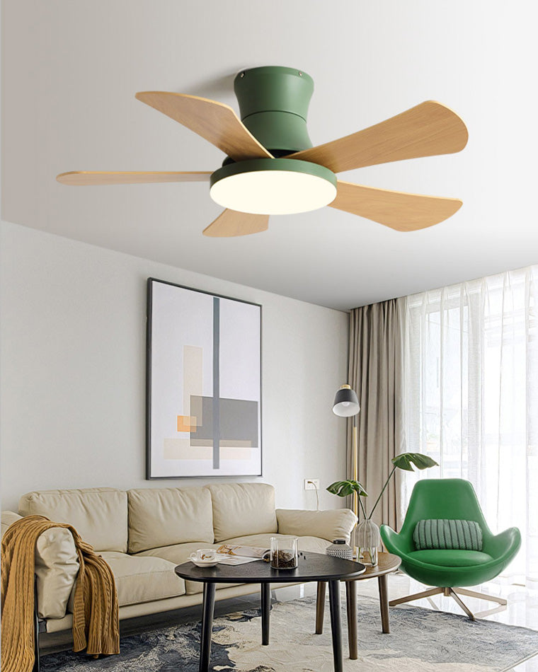 Ventilateur de Plafond Plat avec Lumière WOMO Scandi-WM5086