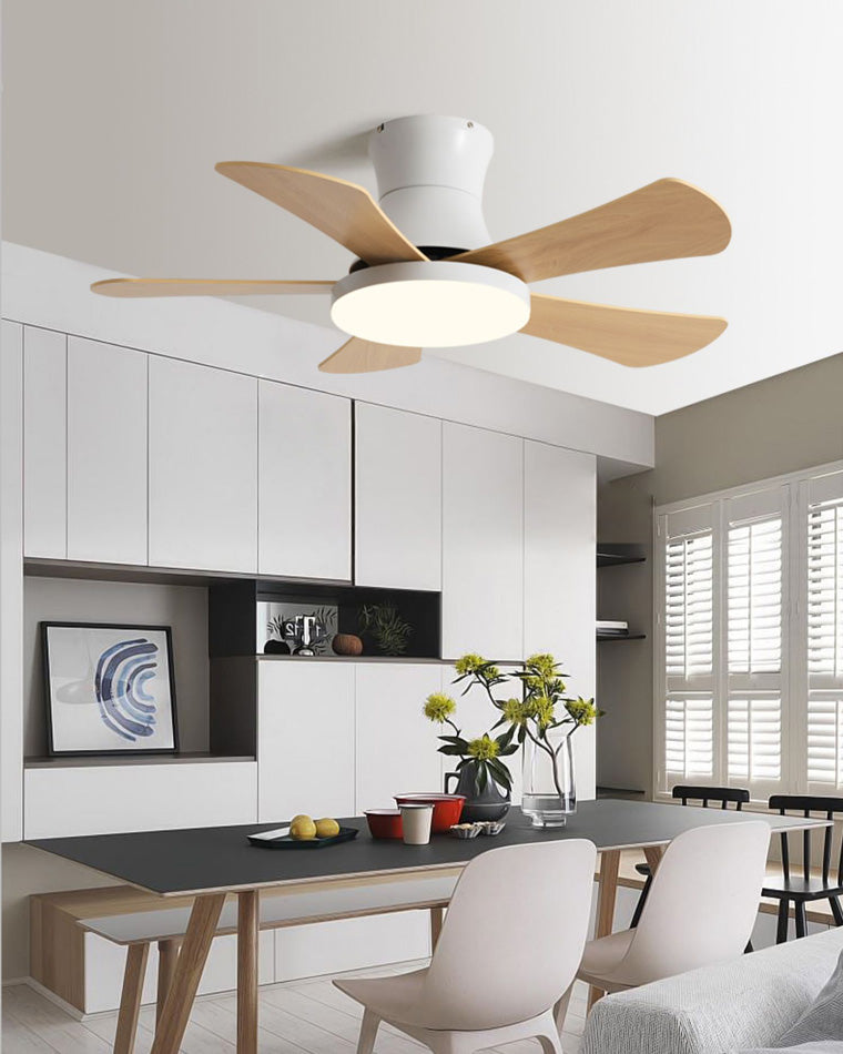 Ventilateur de Plafond Plat avec Lumière WOMO Scandi-WM5086