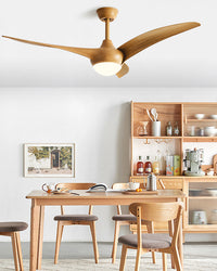 Ventilateur de plafond WOMO à 3 pales avec lampe - WM5016