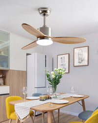 WOMO Plafonnier ventilateur Mid Century Modern-WM5034