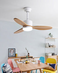 WOMO Plafonnier ventilateur Mid Century Modern-WM5034