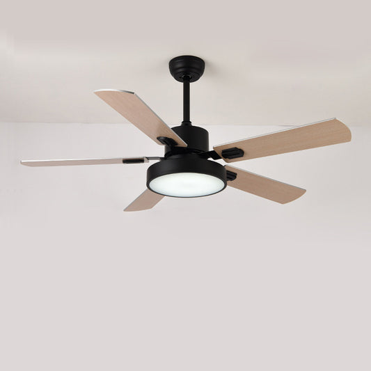 WOMO 5 Blade Modern Wood Ceiling Fan Lamp-WM5039