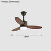 WOMO Mid Century Modern Deckenventilatorlampe-WM5043 thumbnail
