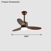 WOMO Mid Century Modern Deckenventilatorlampe-WM5043 thumbnail