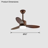Lampe de ventilateur de plafond WOMO Mid Century Modern - WM5043
