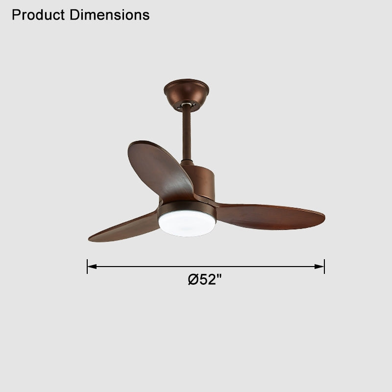 WOMO Mid Century Modern Deckenventilatorlampe-WM5043