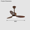 WOMO Mid Century Modern Deckenventilatorlampe-WM5043 thumbnail