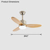 WOMO Mid Century Modern Deckenventilatorlampe-WM5043 thumbnail