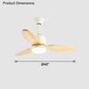 WOMO Mid Century Modern Deckenventilatorlampe-WM5043 thumbnail