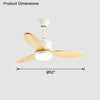 WOMO Mid Century Modern Deckenventilatorlampe-WM5043 thumbnail