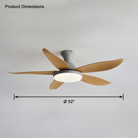 WOMO Flat, Modern Ceiling Fan Lamp-WM5062