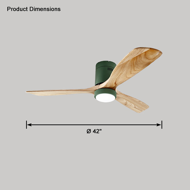 WOMO Mid-Century Modern Hugger Deckenventilatorlampe-WM5067