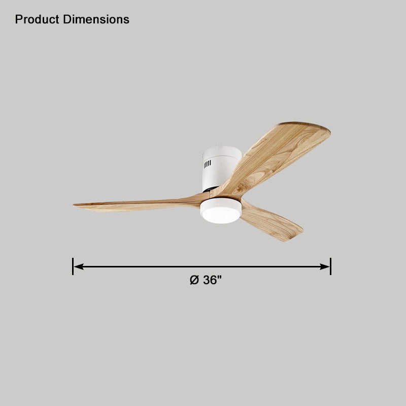 WOMO Mid-Century Modern Hugger Deckenventilatorlampe-WM5067