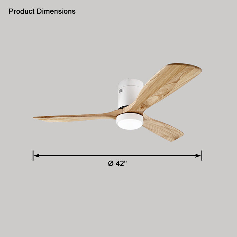 WOMO Mid-Century Modern Hugger Deckenventilatorlampe-WM5067