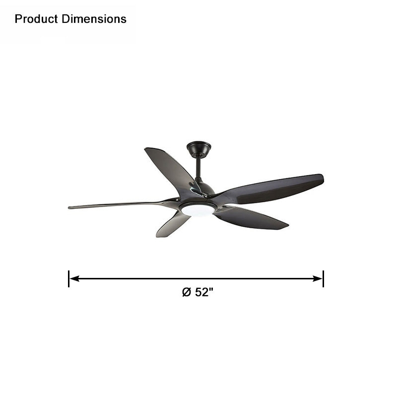 WOMO Moderner Großer Deckenventilator mit Lampe - WM5076