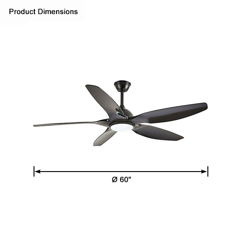 WOMO Moderner Großer Deckenventilator mit Lampe - WM5076