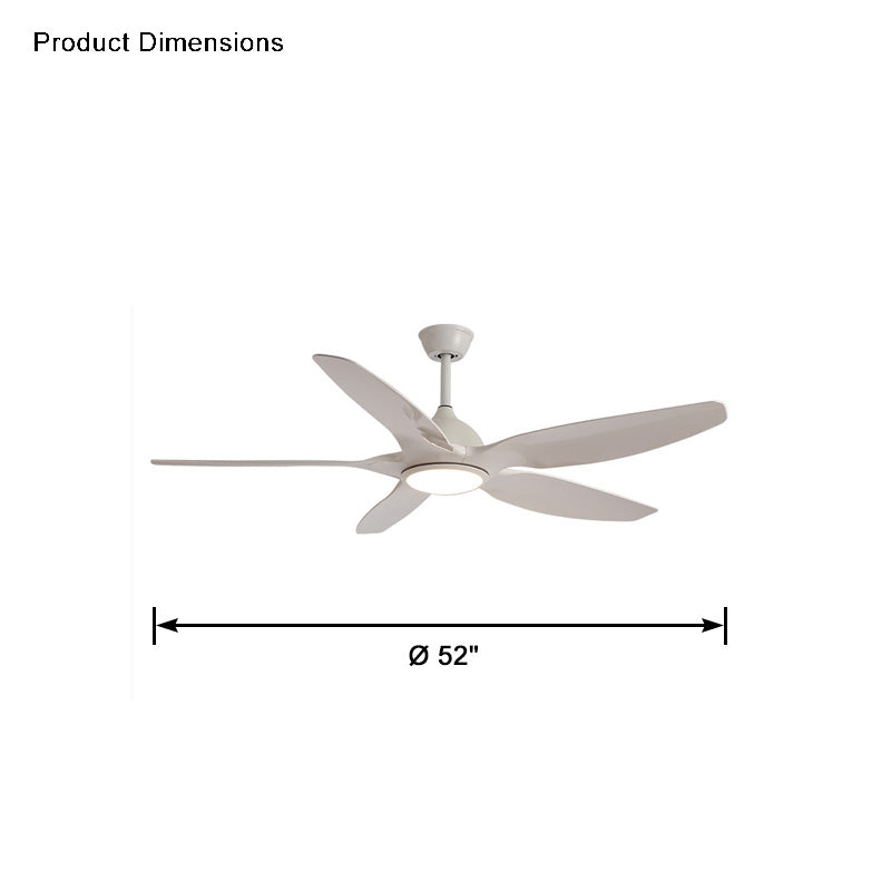 WOMO Moderner Großer Deckenventilator mit Lampe - WM5076