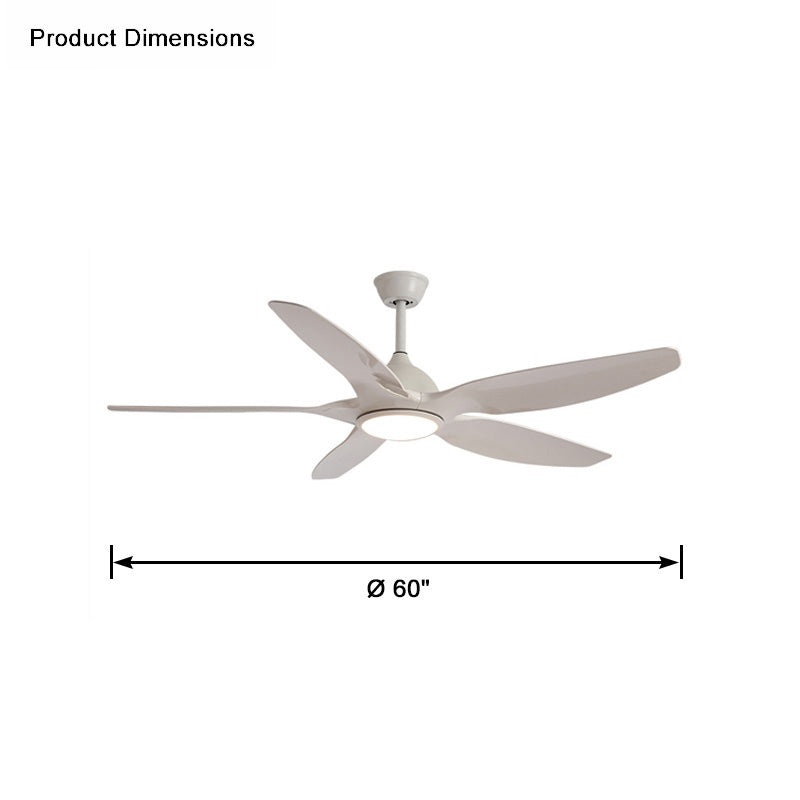 WOMO Moderner Großer Deckenventilator mit Lampe - WM5076