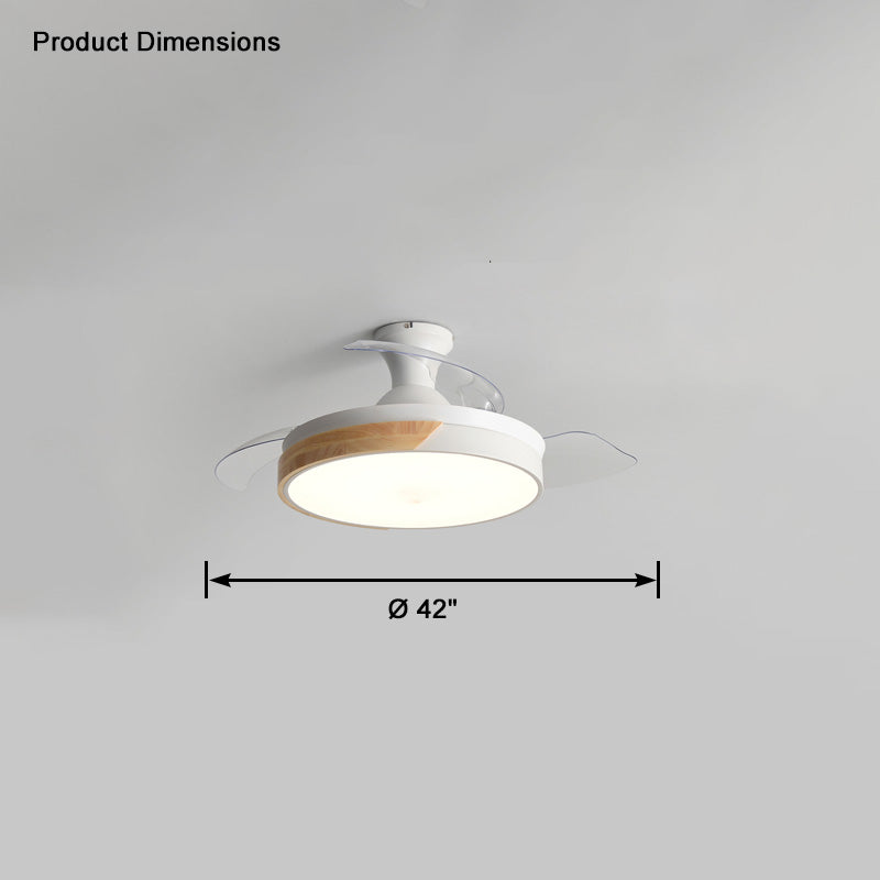 WOMO Scandi Low Profile Deckenventilatorlampe-WM5077
