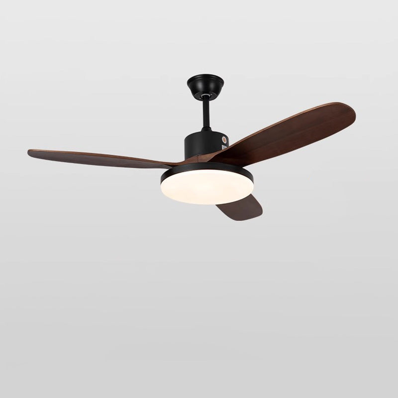 WOMO Deckenventilatorlampe mit 3 Holzflügeln-WM5090