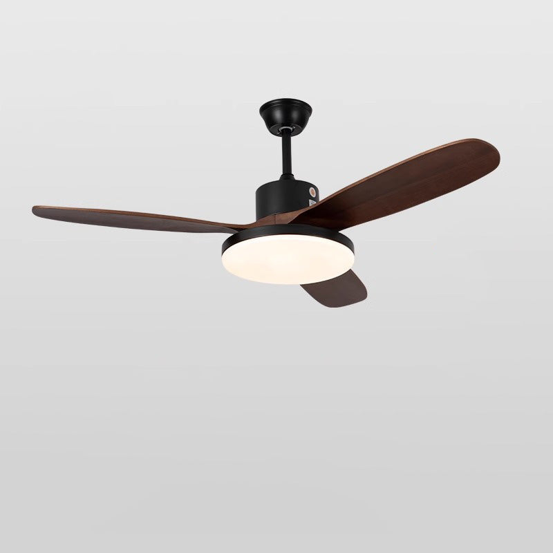 WOMO Deckenventilatorlampe mit 3 Holzflügeln-WM5090