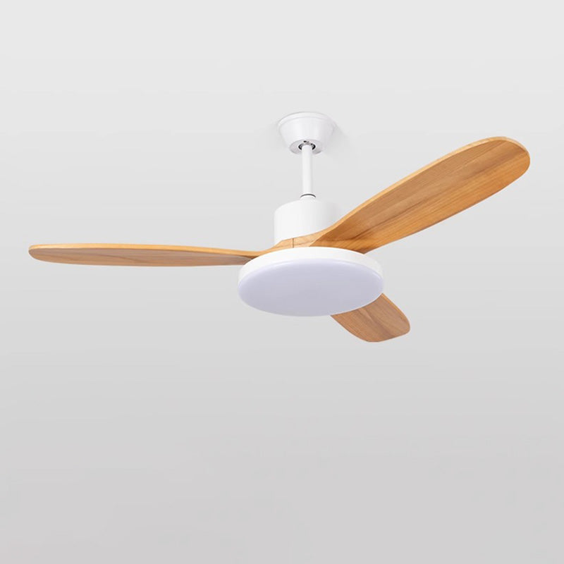 WOMO Deckenventilatorlampe mit 3 Holzflügeln-WM5090