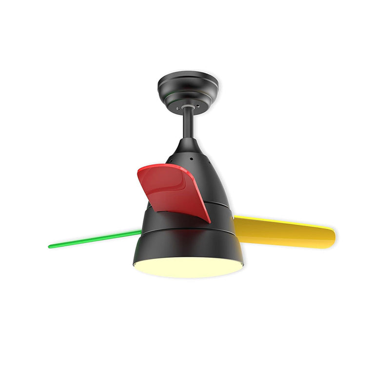 WOMO 3-Blatt-Deckenventilator mit konischer Form und Lampe - WM5099