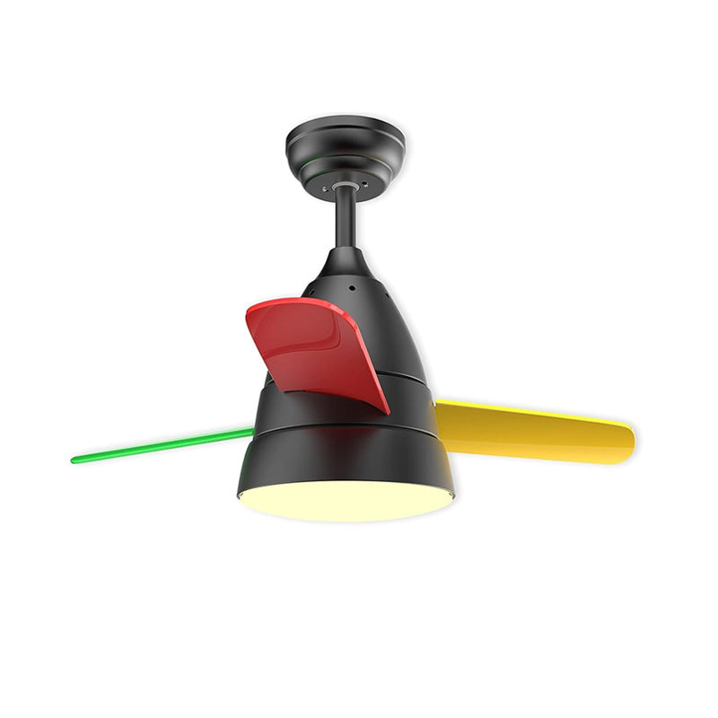 WOMO 3-Blatt-Deckenventilator mit konischer Form und Lampe - WM5099