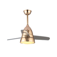 WOMO 3-Blatt-Deckenventilator mit konischer Form und Lampe - WM5099