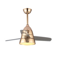 WOMO 3-Blatt-Deckenventilator mit konischer Form und Lampe - WM5099