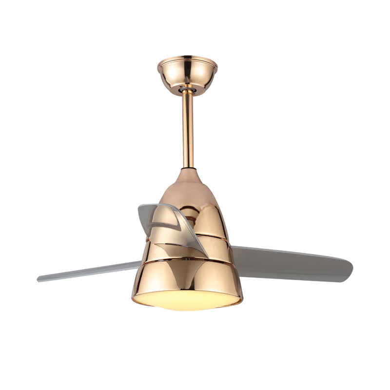 WOMO 3-Blatt-Deckenventilator mit konischer Form und Lampe - WM5099