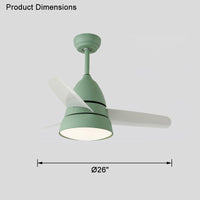 WOMO 3-Blatt-Deckenventilator mit konischer Form und Lampe - WM5099