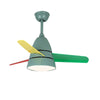 WOMO 3-Blatt-Deckenventilator mit konischer Form und Lampe - WM5099 thumbnail