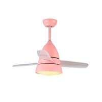 WOMO 3-Blatt-Deckenventilator mit konischer Form und Lampe - WM5099