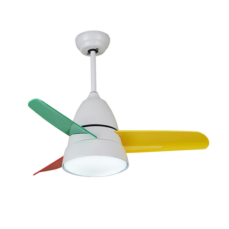 WOMO 3-Blatt-Deckenventilator mit konischer Form und Lampe - WM5099
