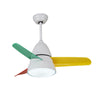 WOMO 3-Blatt-Deckenventilator mit konischer Form und Lampe - WM5099 thumbnail