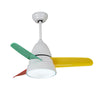WOMO 3-Blatt-Deckenventilator mit konischer Form und Lampe - WM5099 thumbnail
