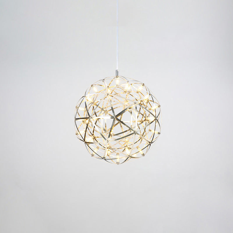 WOMO Designer LED Pendant Light SLV Chrome Sphere -WM2091