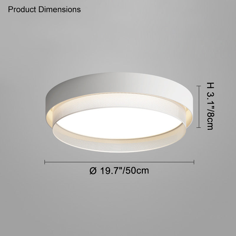 WOMO Plafonnier rond creux-WM1019