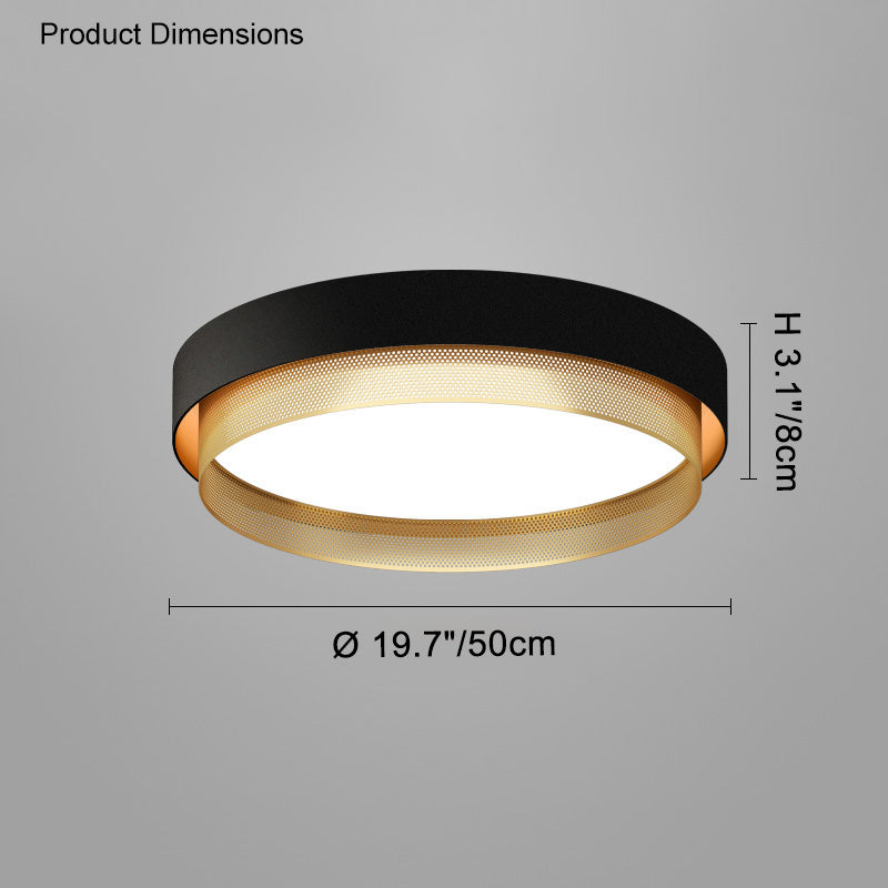 WOMO Plafonnier rond creux-WM1019