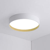 Plafonnier LED rond plat WOMO de style scandinave - WM1017