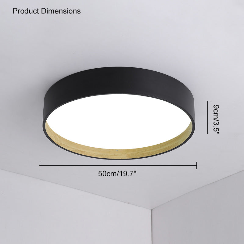 WOMO LED Ceiling Light Flat Round Scandinavian-WM1017