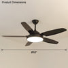 WOMO 5-Blatt-Deckenventilator mit Lampe - WM5101 thumbnail