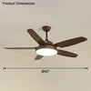 WOMO 5-Blatt-Deckenventilator mit Lampe - WM5101 thumbnail