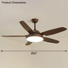 WOMO 5-Blatt-Deckenventilator mit Lampe - WM5101 thumbnail