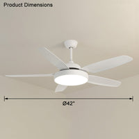 WOMO 5-Blade Ceiling Fan with Light - WM5101